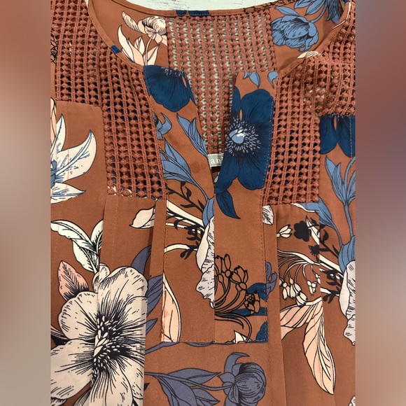 Daniel rainn floral top 3X - Picture 2 of 8